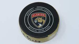 2017-18 Magnus Paajarvi Ottawa Senators Game Used Goal Scored NHL Puck -Pyatt A