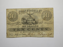 Load image into Gallery viewer, $.10 1862 Troy New York NY Obsolete Currency Bank Note Bill John Flagg &amp; Co.