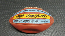 Load image into Gallery viewer, 1980 Jack Youngblood Los Angeles Rams Presentation Game Used Football! Patriots