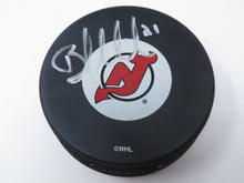 Load image into Gallery viewer, Brad Lukowich Autographed Signed New Jersey Devils InGlasCo Hockey Puck