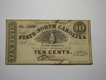 Load image into Gallery viewer, $.10 1862 Raleigh North Carolina Obsolete Currency Bank Note Bill NC State UNC+