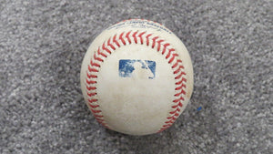 2020 Joey Wendle Tampa Bay Rays Game Used MLB Foul Baseball! Dillon Tate