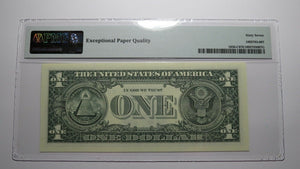 $1 2003A Repeater Serial Number Federal Reserve Currency Bank Note Bill UNC67EPQ