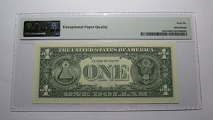 $1 2003 Repeater Serial Number Federal Reserve Currency Bank Note Bill PMG UNC66