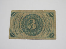 Load image into Gallery viewer, 1863 $.03 Third Issue Fractional Currency Obsolete Bank Note Bill 3rd