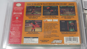 WWF War Zone Wrestling Nintendo 64 Factory Sealed Video Game Wata Graded 7.5 N64