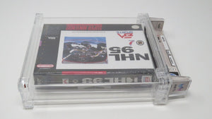 NHL '95 Hockey Super Nintendo Factory Sealed Video Game Wata Graded 8.5 A+ NHL