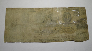 $1 1847 Providence Rhode Island RI Obsolete Currency Bank Note Bill! American