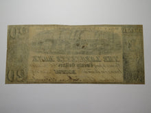 Load image into Gallery viewer, $20 1837 Boston Massachusetts MA Obsolete Currency Bank Note Bill Lafayette Bank