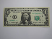 Load image into Gallery viewer, $1 2021 Repeater Serial Number Federal Reserve Currency Bank Note Bill #01980198