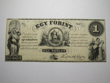 Load image into Gallery viewer, $1 18__ New York NY Obsolete Currency Bank Note Bill! Hungarian Fund Egy Forint!