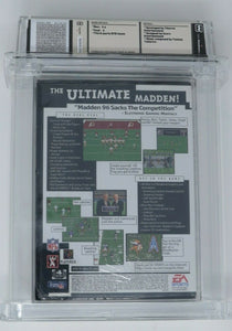 Madden '96 NFL Football Sega Genesis Factory Sealed Video Game Wata Graded 9.4