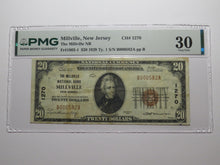 Load image into Gallery viewer, $20 1929 Millville New Jersey NJ National Currency Bank Note Bill #1270 VF30 PMG