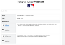 Load image into Gallery viewer, 2020 Aaron Loup Tampa Bay Rays Strikeout Game Used MLB Baseball Pat Valaika