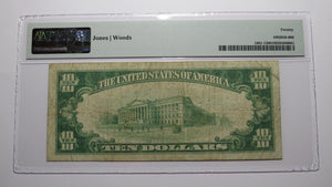 $10 1929 Talladega Alabama AL National Currency Bank Note Bill Ch #7558 VF20 PMG