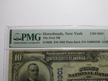 Load image into Gallery viewer, $10 1902 Horseheads New York NY National Currency Bank Note Bill Ch. #8301 F15