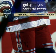 Load image into Gallery viewer, 1997 Jeff Beukeboom New York Rangers Game Used CCM NHL Hockey Pants Photomatched