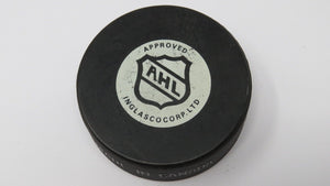 Cornwall Aces AHL Official Viceroy InGlasco Game Puck Defunct Hockey Team 90's