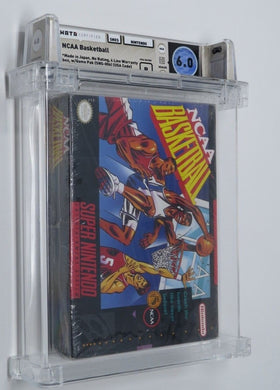 New NCAA Basketball Super Nintendo Factory Sealed Video Game! Wata Graded 1992