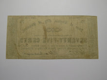 Load image into Gallery viewer, $.75 1862 Richmond Virginia Obsolete Currency Bank Note Bill City of Richmond XF