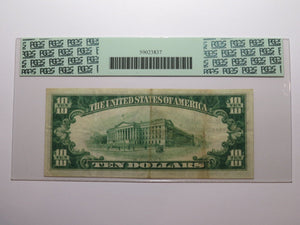 $10 1929 Lindsborg Kansas KS National Currency Bank Note Bill Ch #3589 VF30 PCGS