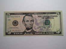 Load image into Gallery viewer, $5 2021 Repeater Serial Number Federal Reserve Currency Bank Note Bill #70527052
