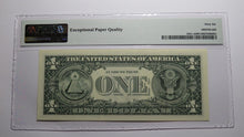 Load image into Gallery viewer, $1 1995 Radar Serial Number Federal Reserve Currency Bank Note Bill PMG UNC66EPQ
