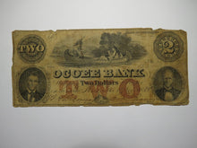 Load image into Gallery viewer, $2 1859 Cleveland Tennessee Obsolete Currency Note Bill Ocoee Bank At Knoxville