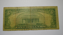 Load image into Gallery viewer, $5 1929 Soldiers Grove Wisconsin WI National Currency Bank Note Bill Ch. #13308 