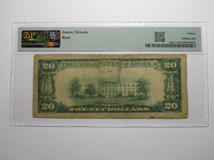 $20 1929 Elba Alabama AL National Currency Bank Note Bill Charter #6897 F15 PMG