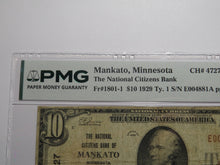 Load image into Gallery viewer, $10 1929 Mankato Minnesota MN National Currency Bank Note Bill #4727 VF20 PMG