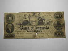 Load image into Gallery viewer, $20 1850 Augusta Georgia GA Obsolete Currency Bank Note Bill The Bank of Augusta