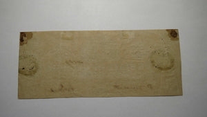 $100 1862 Milledgeville Georgia GA Obsolete Currency Bank Note Bill! State of GA