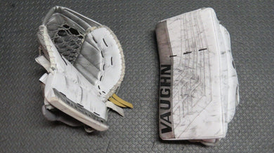 2019-20 Jack Campbell Los Angeles Kings Game Used Photomatched Blocker & Catcher