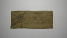 Load image into Gallery viewer, $.25 1862 Augusta Georgia GA Obsolete Currency Bank Note Bill! Savings Bank