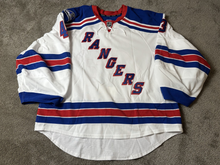 Load image into Gallery viewer, 2011 Martin Biron New York Rangers Sweden Premier Game Used Worn Hockey Jersey