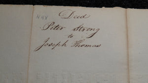 1794 Northumberland Pennsylvania PA Colonial Currency Land Grant 400 Acres RARE