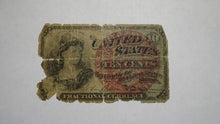 Load image into Gallery viewer, 1863 $.10 Fourth Issue Fractional Currency Obsolete Bank Note Bill! 4th Filler