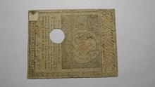 Load image into Gallery viewer, $3 1780 Massachusetts Bay MA Colonial Currency Note Bill Three Dollars RARE!