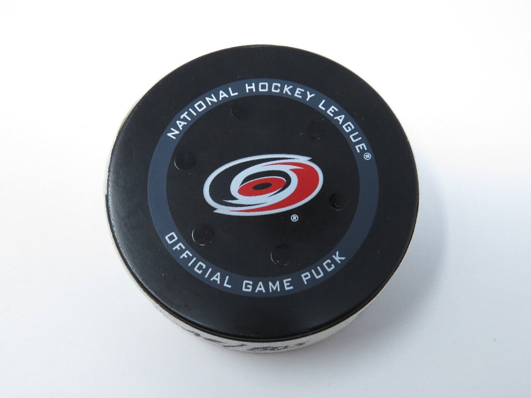 2022 Boston Bruins Vs. Carolina Hurricanes Game 5 NHL Playoffs Game Used Puck