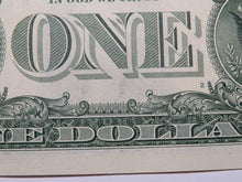 Load image into Gallery viewer, $1 2021 Minor Wet Ink Transfer Error Federal Reserve Bank Note Bill UNC++