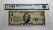 Load image into Gallery viewer, $10 1929 Mount Carmel Pennsylvania PA National Currency Bank Note Bill 8679 VF20