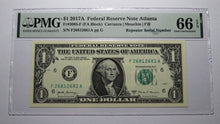 Load image into Gallery viewer, $1 2017 Repeater Serial Number Federal Reserve Currency Bank Note Bill PMG UNC66