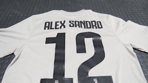 2018-19 Alex Sandro Juventus Match Used Worn Serie A Soccer Shirt! Game Jersey