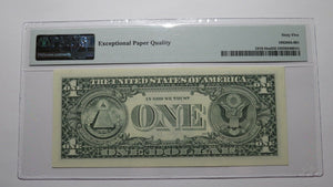 $1 1993 Repeater Serial Number Federal Reserve Currency Bank Note Bill UNC65EPQ
