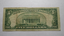 Load image into Gallery viewer, $5 1929 Larchmont New York NY National Currency Bank Note Bill! Ch. #6019 FINE!