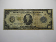 Load image into Gallery viewer, $10 1914 Dallas Texas TX Federal Reserve Large Bank Note Currency Bill GOOD