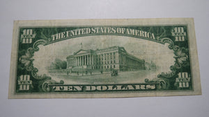 $10 1929 Point Pleasant Beach New Jersey NJ National Currency Bank Note Bill Pt.