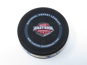 2020 N.Y. Islanders Tampa Bay Lightning Eastern Conference Finals Game Used Puck