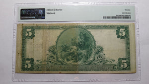 $5 1902 Castleton New York NY National Currency Bank Note Bill! #5816 VF20 PMG